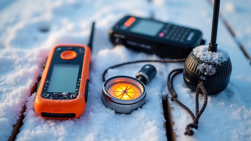 winter navigation and safety gear