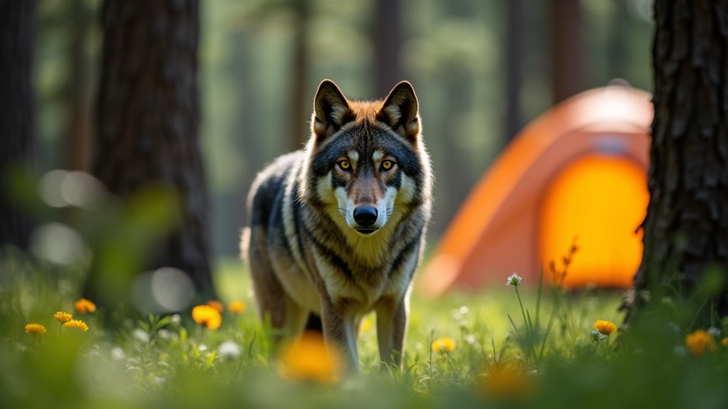 wolves threaten spring campers
