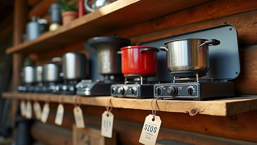 camping stove price tiers
