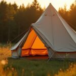 customized perfect tent setup