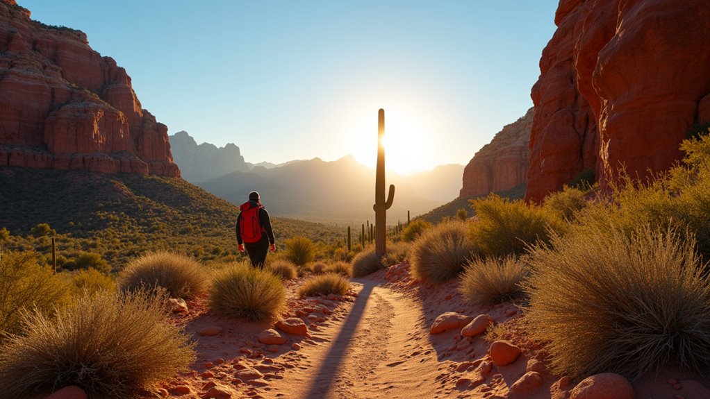 early morning desert hikes