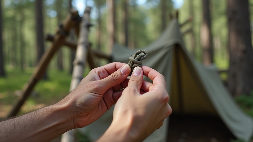 master knots for shelter stability