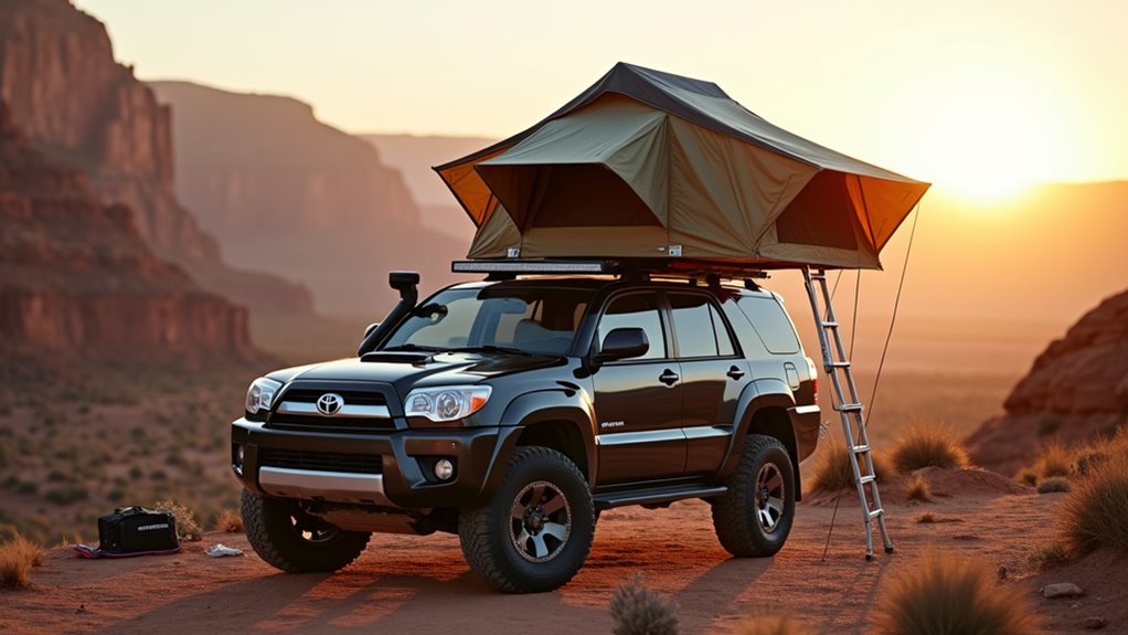 portable elevated camping shelter