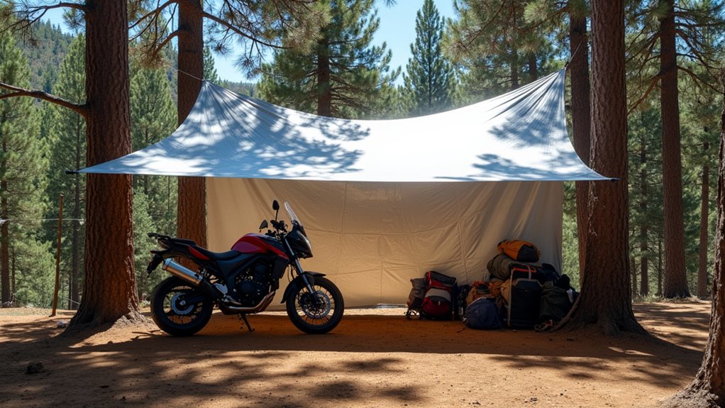 reflective tarps for shade