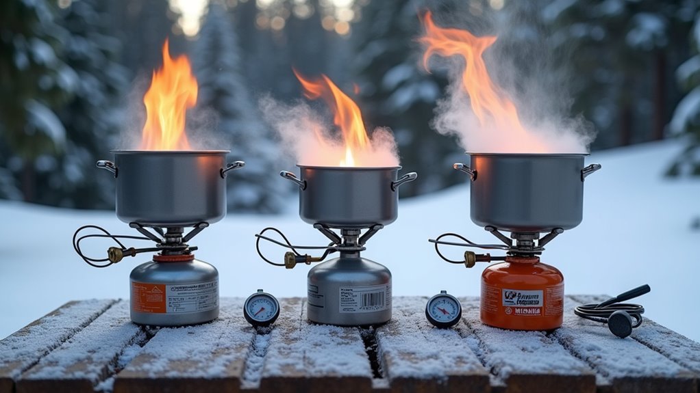 stove performance in weather