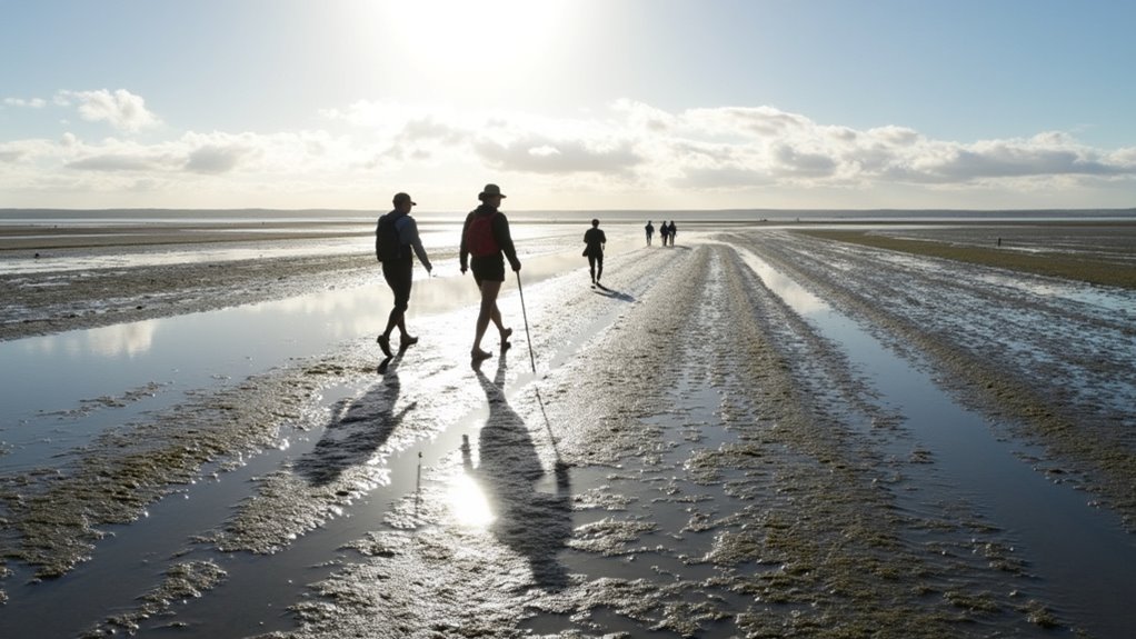 wadden sea sea bed hiking