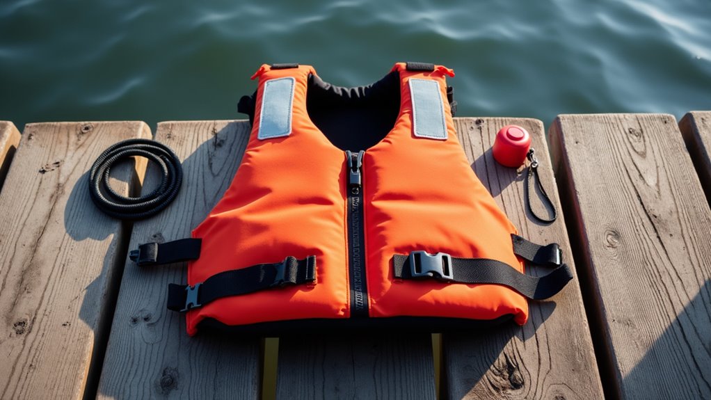 wear life jacket carry whistle